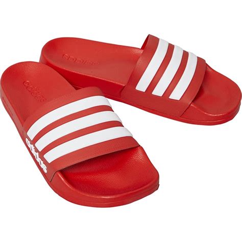 adidas slippers rood heren|adidas bad slippers.